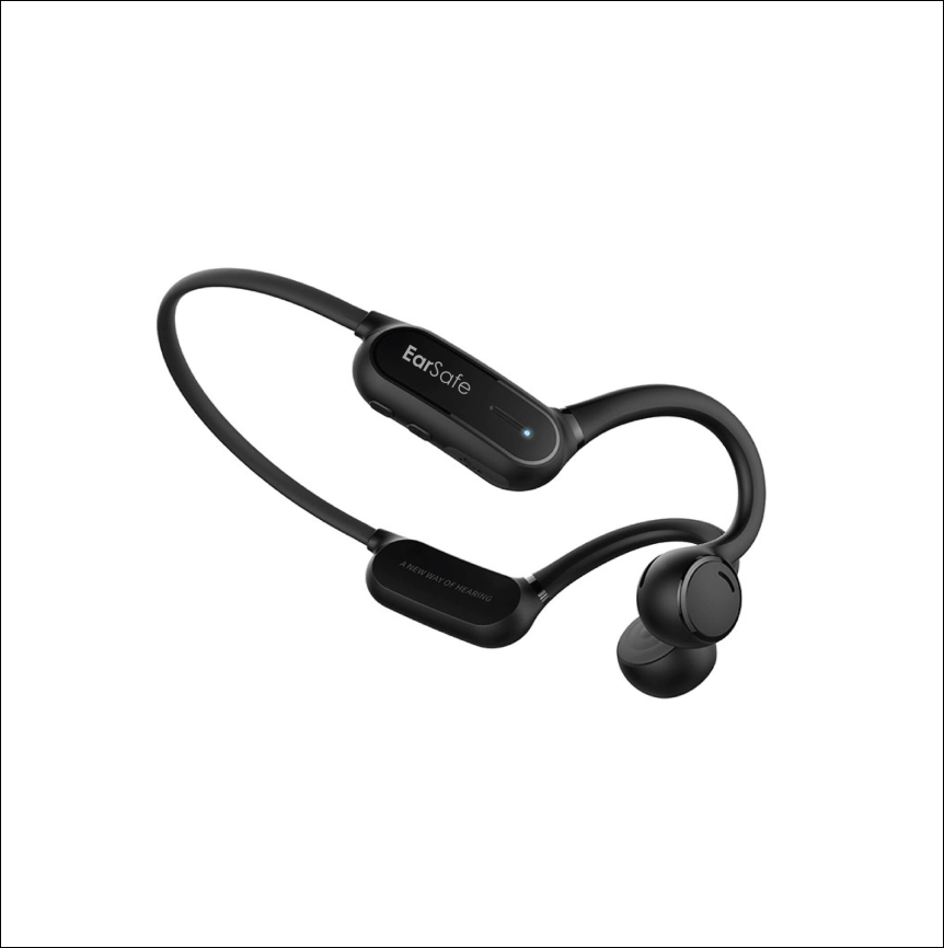 NG EarSafe Open Ear Bluetooth Headphones (Black)