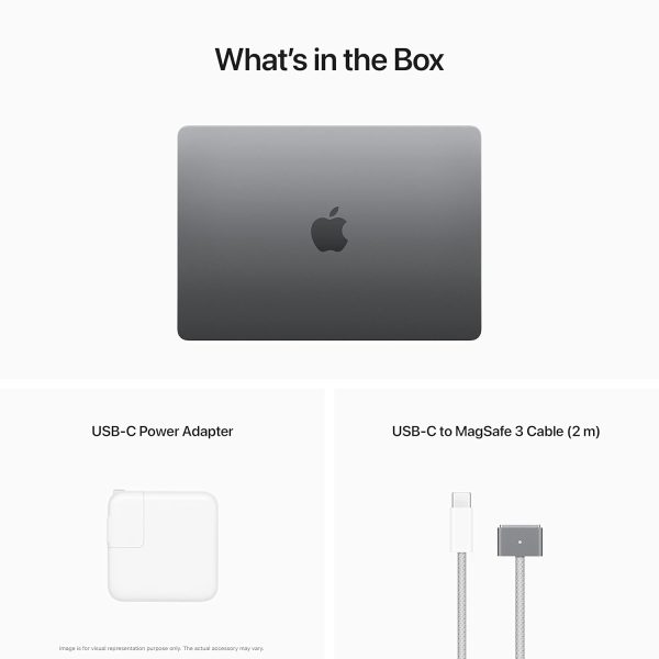Apple MacBook Air Laptop with M2 chip: 34.46 cm (13.6-inch) Liquid Retina Display, 8GB RAM, 512GB SSD Storage, Backlit Keyboard, 1080p FaceTime HD Camera. Works with iPhone/iPad; Space Grey - Image 2