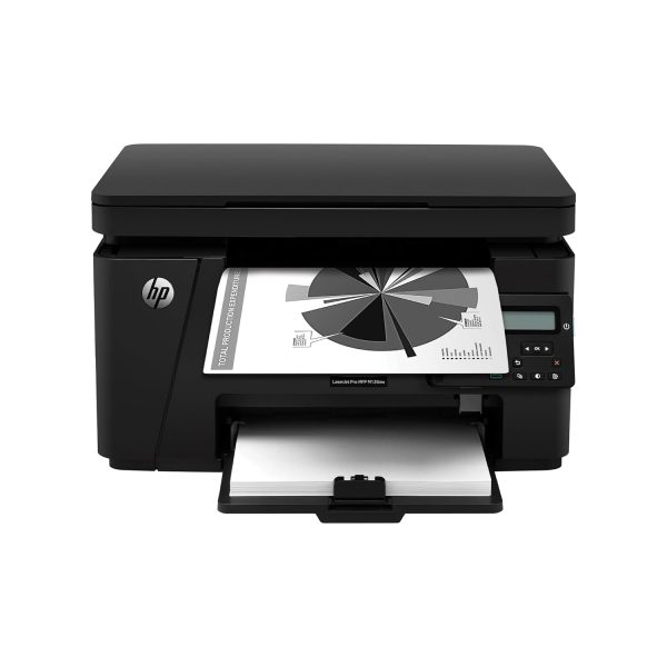 Roll over image to zoom in HP Laserjet Pro M126Nw All-in-One B&W Monochrome Printer for Home: Print, Copy, & Scan, Compact, Easy Mobile Printing, Black