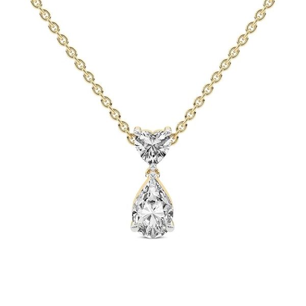 Diamonds Lab Grown Diamond Dangling Pendant Necklace