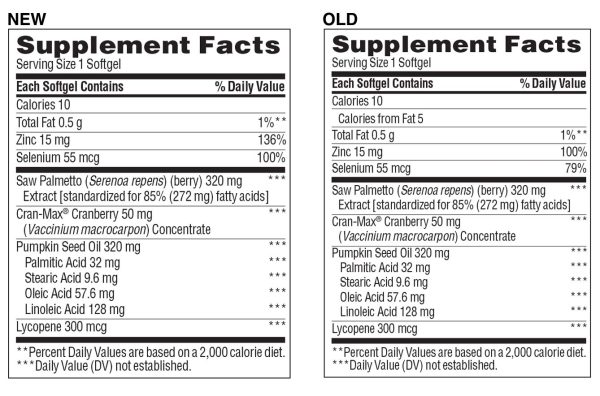 TruNature Prostate Plus Health Complex - Saw Palmetto with Zinc, Lycopene, Pumpkin Seed, Cranberry - 250 Softgels (1 Bottle) - Image 2