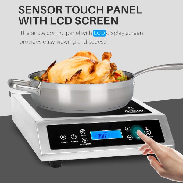 Duxtop Professional Portable Induction Cooktop, Commercial Range Countertop Burner, 1800 Watts Induction Burner with Sensor Touch and LCD Screen, P961LS - Image 4