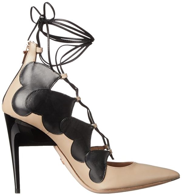 Ruthie Davis Women's Kant, Nude/Black, 37.5 EU/7.5 M US - Image 3