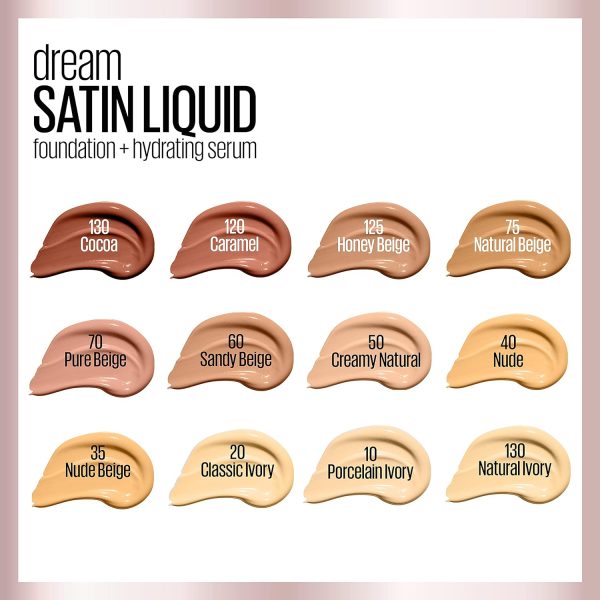 Maybelline New York Dream Matte Liquid Mousse Foundation For Normal Skin For Normal Skin, Sandy Beige Medium 1, 325Ml, Pack Of 1 - Image 4