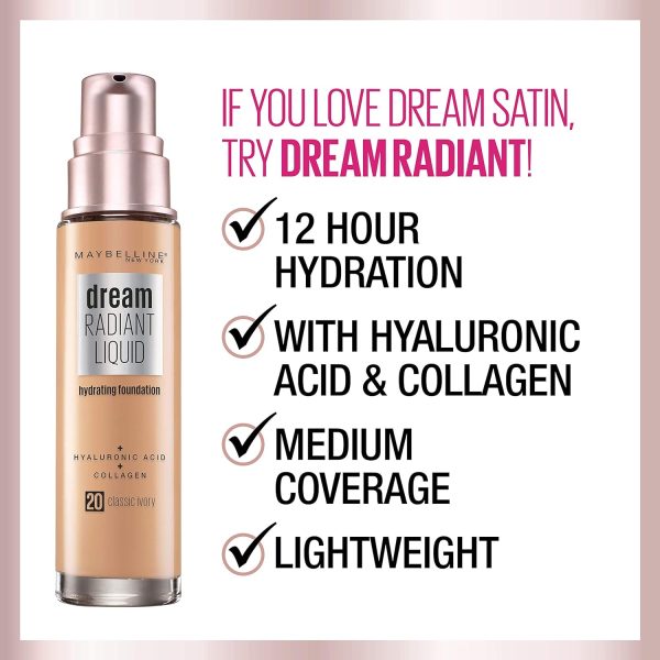 Maybelline New York Dream Matte Liquid Mousse Foundation For Normal Skin For Normal Skin, Sandy Beige Medium 1, 325Ml, Pack Of 1 - Image 3