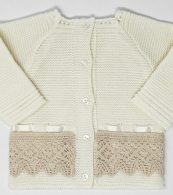 Newborn Baby Knitted Clothes Set, Coming Home or Any Occasion Knit Outfit - Image 2
