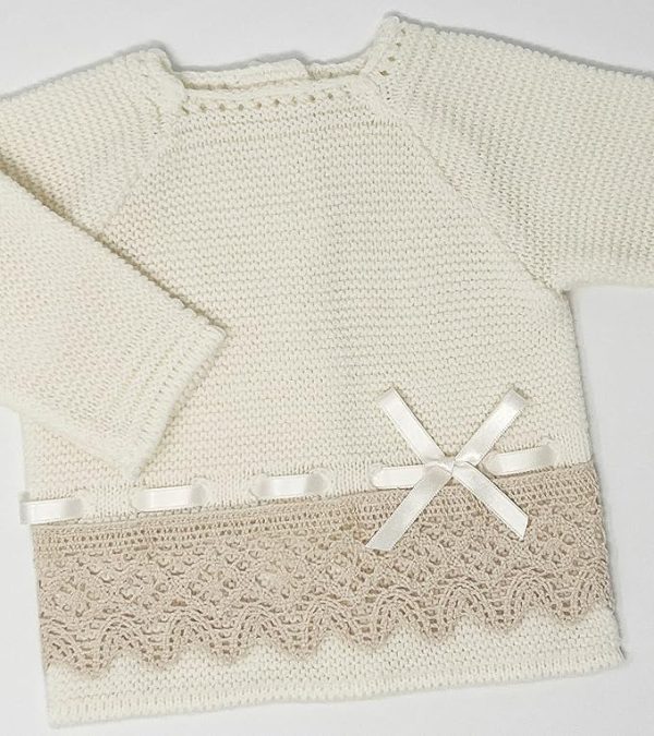 Newborn Baby Knitted Clothes Set, Coming Home or Any Occasion Knit Outfit - Image 4