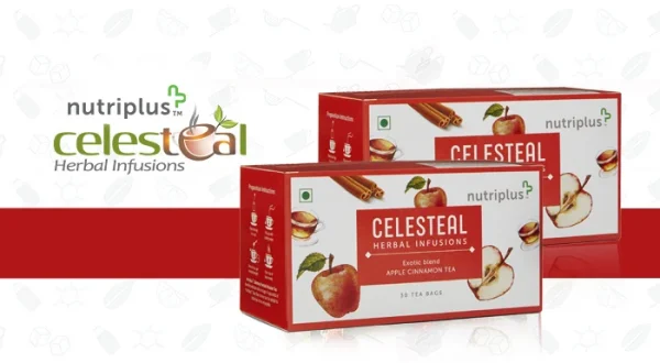 Nutriplus Celesteal Apple Cinnamon Tea x 2