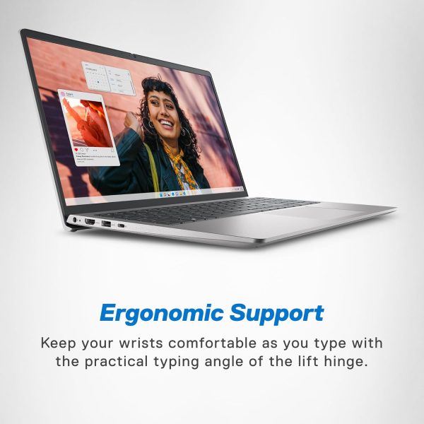 Dell Inspiron 3530 Laptop, 13th Gen Intel Core i5-1334U Processor, 16GB, 512GB SSD, 15.6"(39.62cm) FHD 120Hz 250 nits, Backlit KB, Windows 11 + MSO'24 & 15 Month McAfee, Silver, Thin & Light- 1.62kg - Image 2